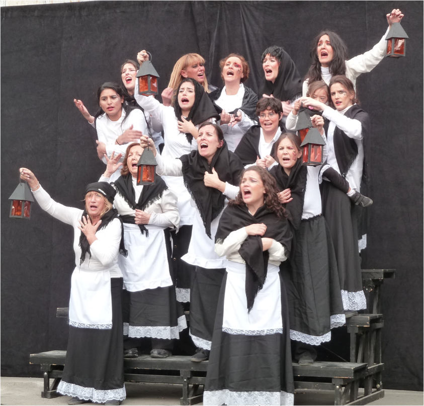 Los indios estaban cabreros, par le groupe de théâtre communautaire argentin El épico de Floresta Photographie : Lucie Elgoyhen